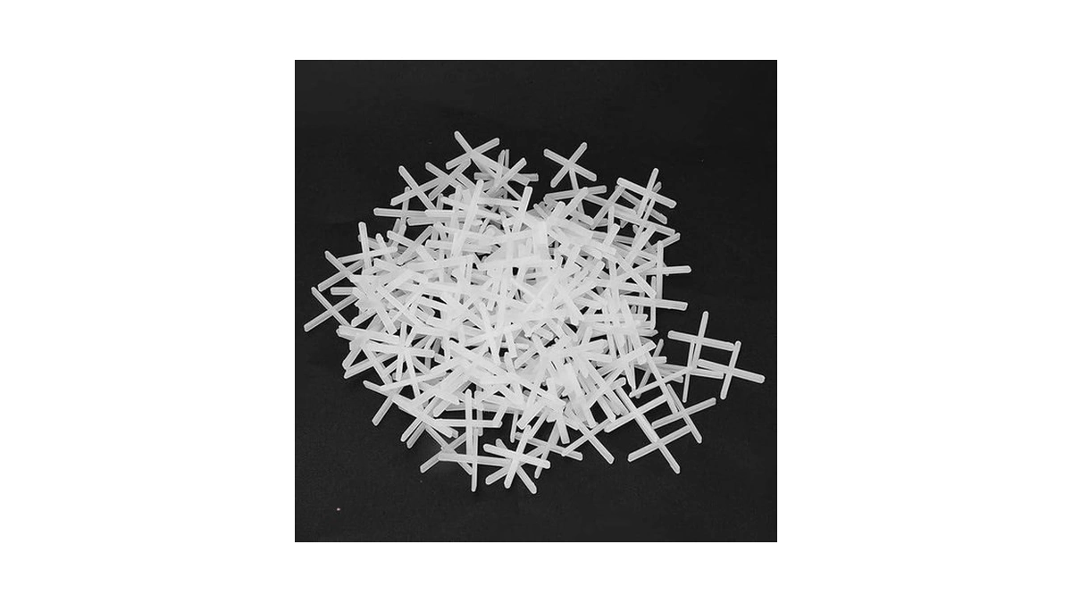 Chazcool 2500 Pcs Tile Spacers, Plasitc Tiles Leveler Spacers Ceramic