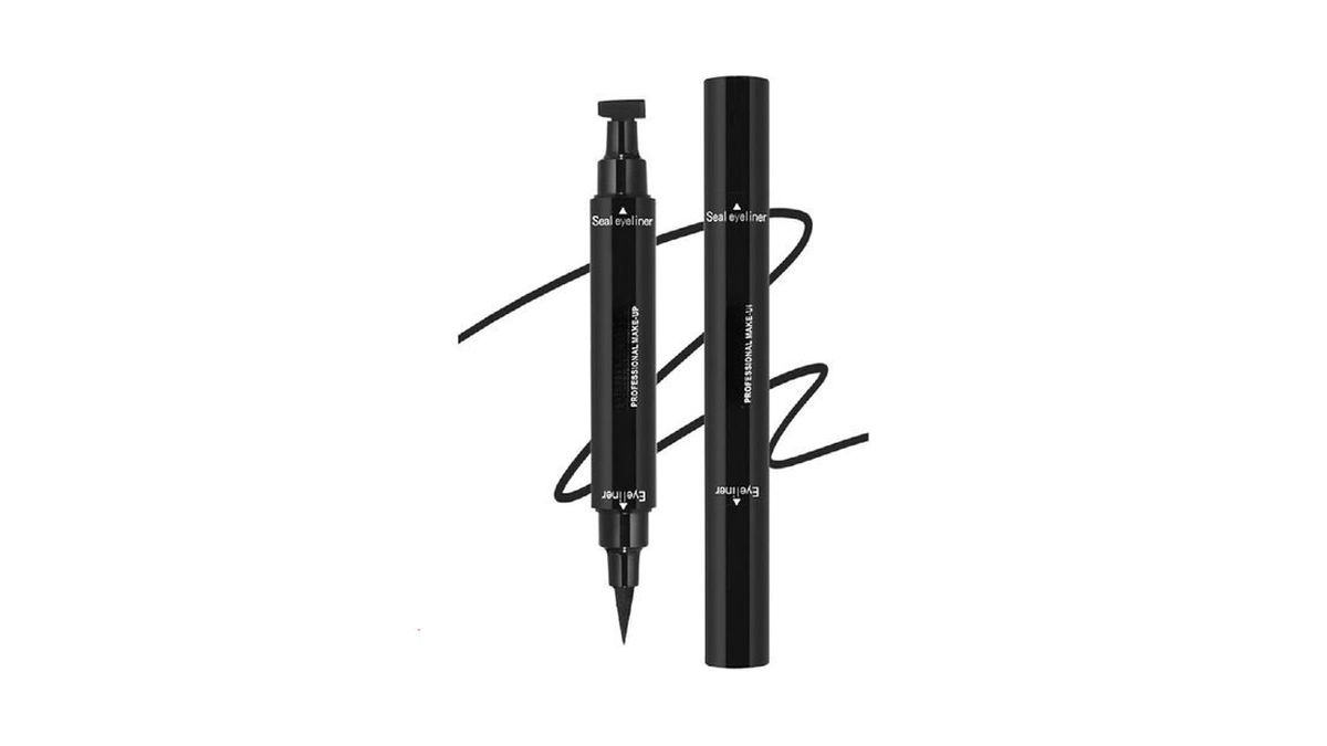 Onarisae Eyeliner Stamp Double-sided Liquid Winged Eyeliner Pencil Smudgeproof Long