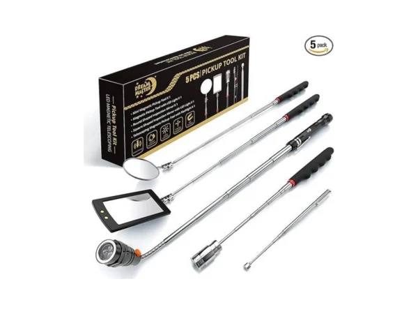 Magnetic Pickup Tool Set With 15lb & 1lb Pick Up