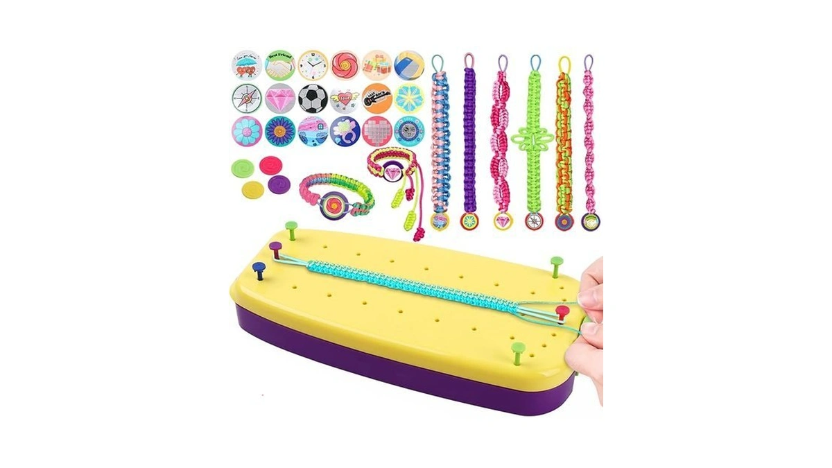 Vidibesty Stretchy Bracelet Making Kit For Girls 6-12, Elastic String