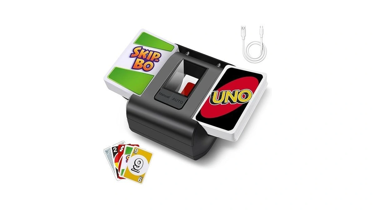 Laetenin Card Shuffler Machine, Automatic Card Shuffler 2 Decks With