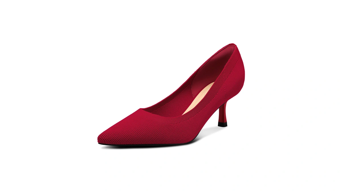 Mysoft Kitten Heels For Women Low Heel Pumps 2 Inch