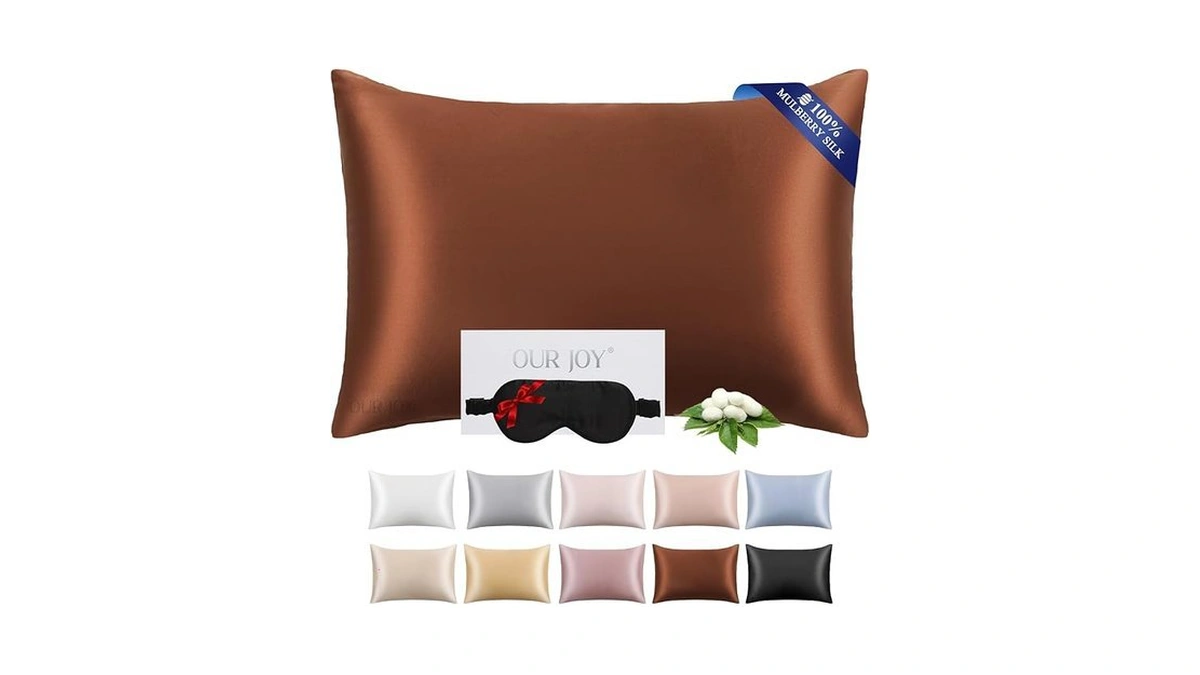 100% Mulberry Silk Pillowcase 22 Momme (sgs Certified) With Free