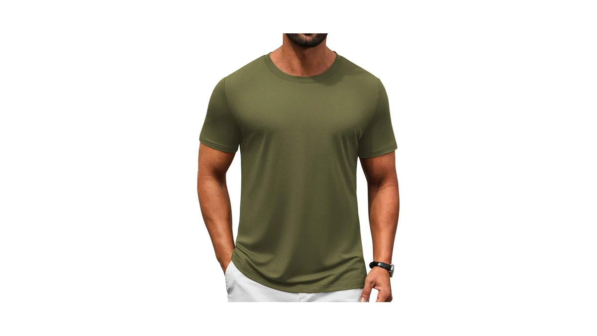 Coofandy Men's T-shirts Short Sleeve Crew Neck T Shirts Casual
