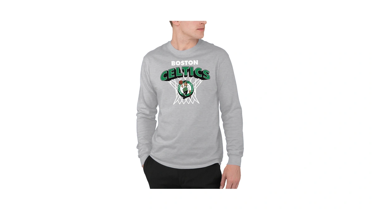 Boston Celtics Nothing But Net - Nba Adult Long Sleeve