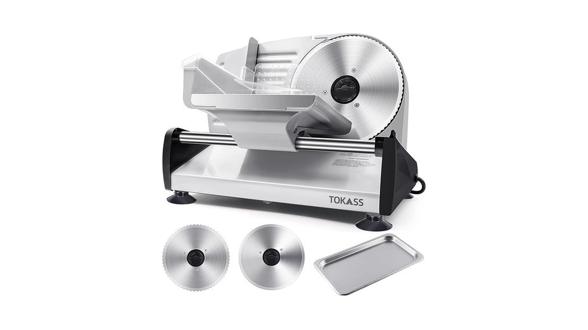 200w Meat Slicer Machine For Home Use,deli Slicer With 2