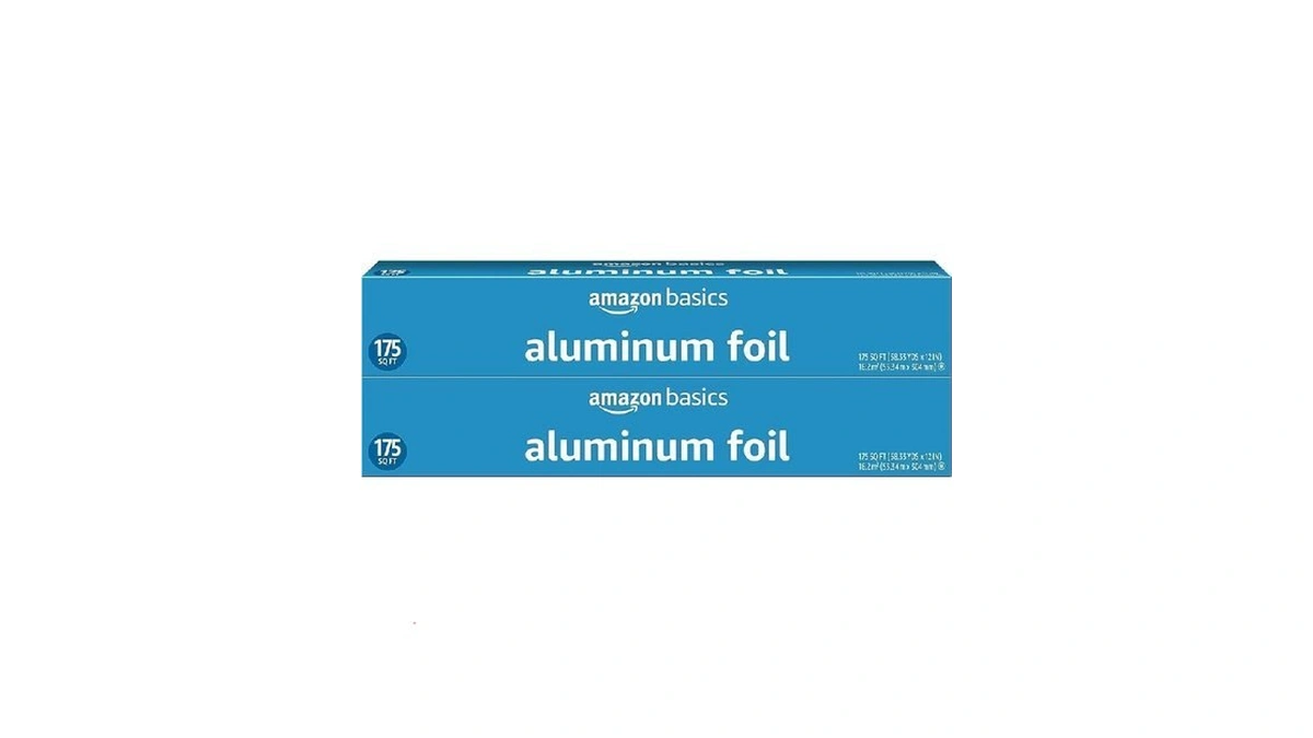 Amazon Basics Aluminum Foil For Cooking, Roasting And Food Wrap,