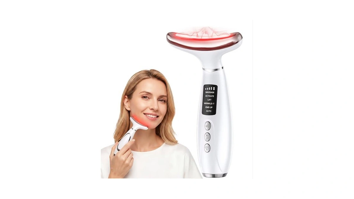 Red Light Therapy For Face & Neck, Face Massager Tool