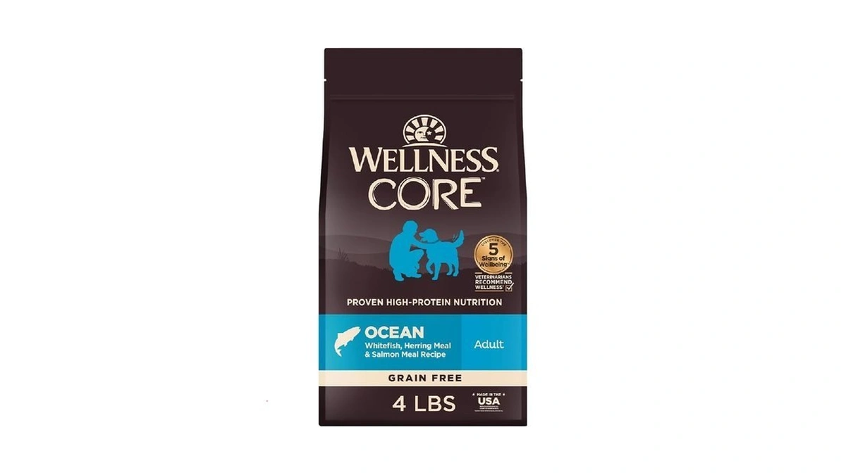 Wellness Core Adult Dry Dog Food, Grain Free Kibble, Natural,