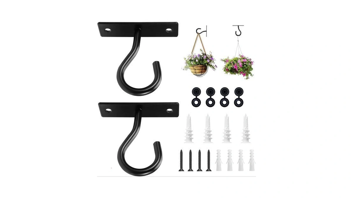 2pack 2.5inch Ceiling Hooks For Hanging Plant, Hanger For Indoor