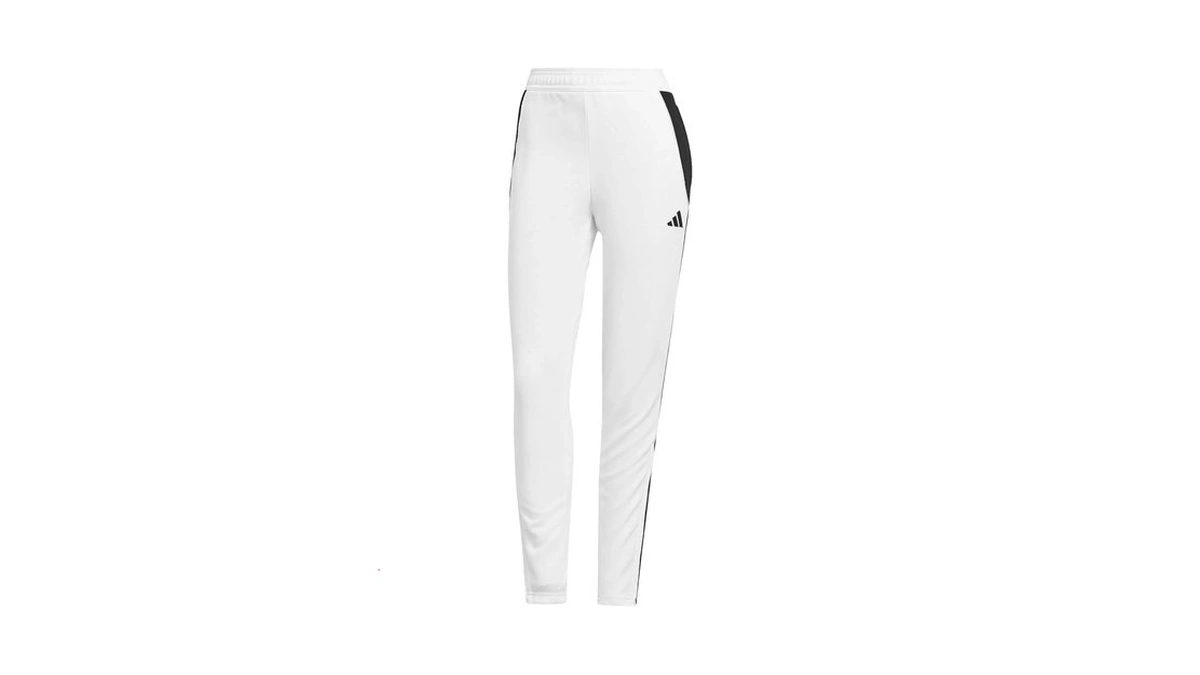 Adidas Women's Tiro 24 Training Pants, White/black, 2x Plus Size