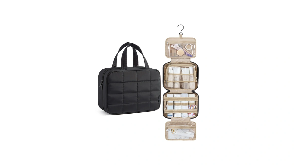 Bagsmart Travel Toiletry Bag For Womne, Hanging Travel Bag For