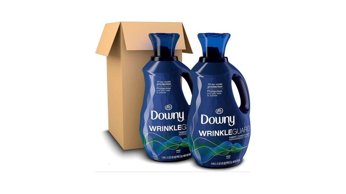 Downy Wrinkleguard Liquid Fabric Softener And Conditioner, Fresh, 48 Fl