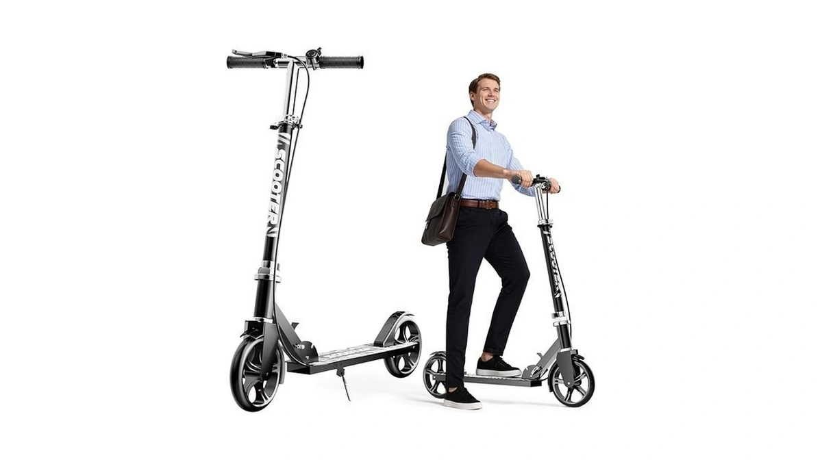 Scooters For Kids 8-12, Teens & Adults - Lightweight, Foldable,