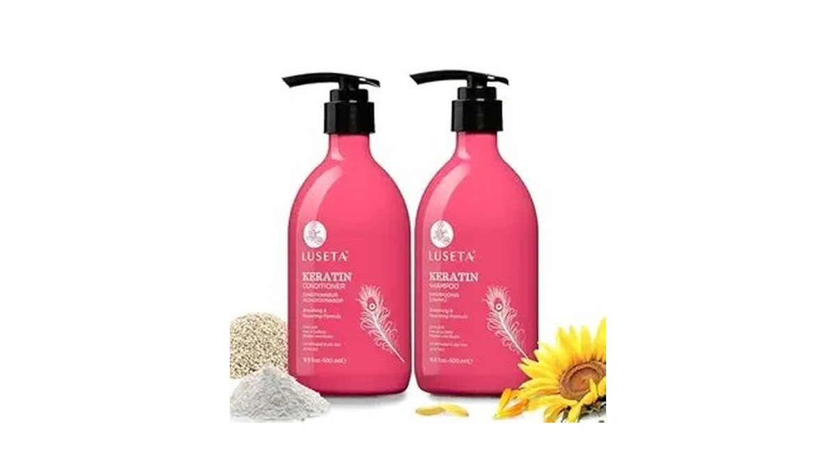 Luseta Keratin Shampoo And Conditioner For Color Treated Damaged &