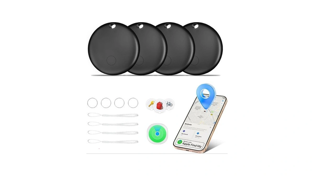 Ai.qvoka Tracker Tags, Smart Tag Work With Apple Find My