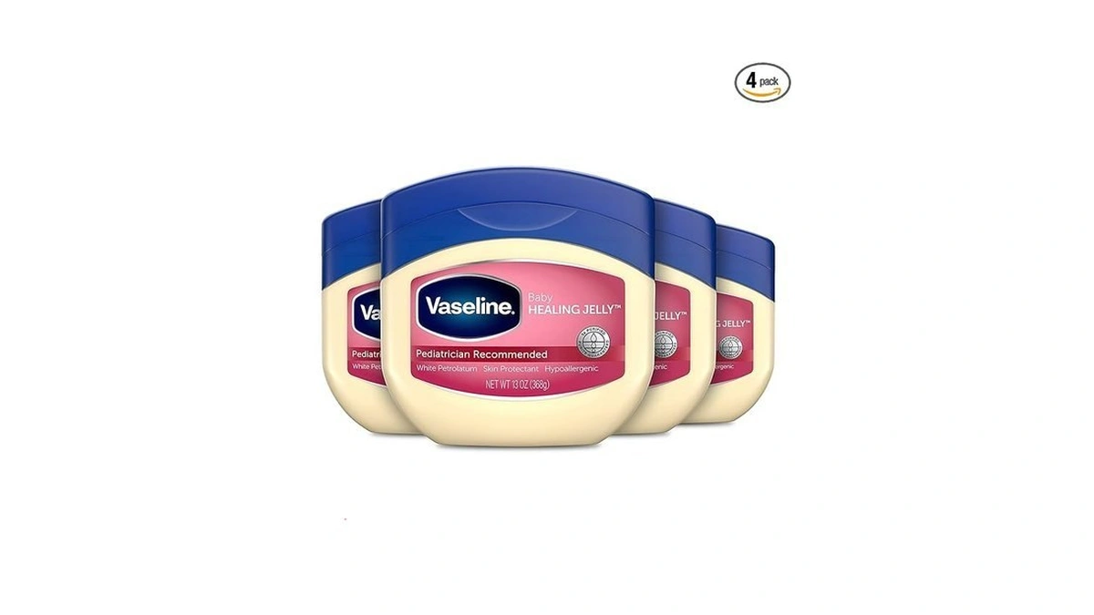 Vaseline Petroleum Jelly Baby Skincare Protective & Pure 4 Count