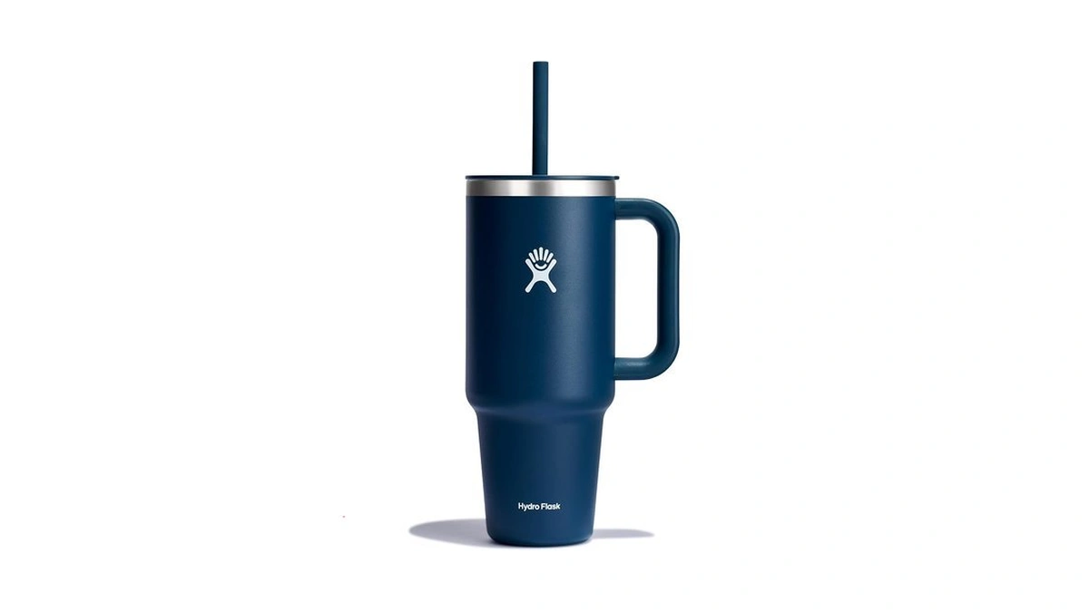 Hydro Flask 40 Oz Travel Tumbler With Handle, Lid And