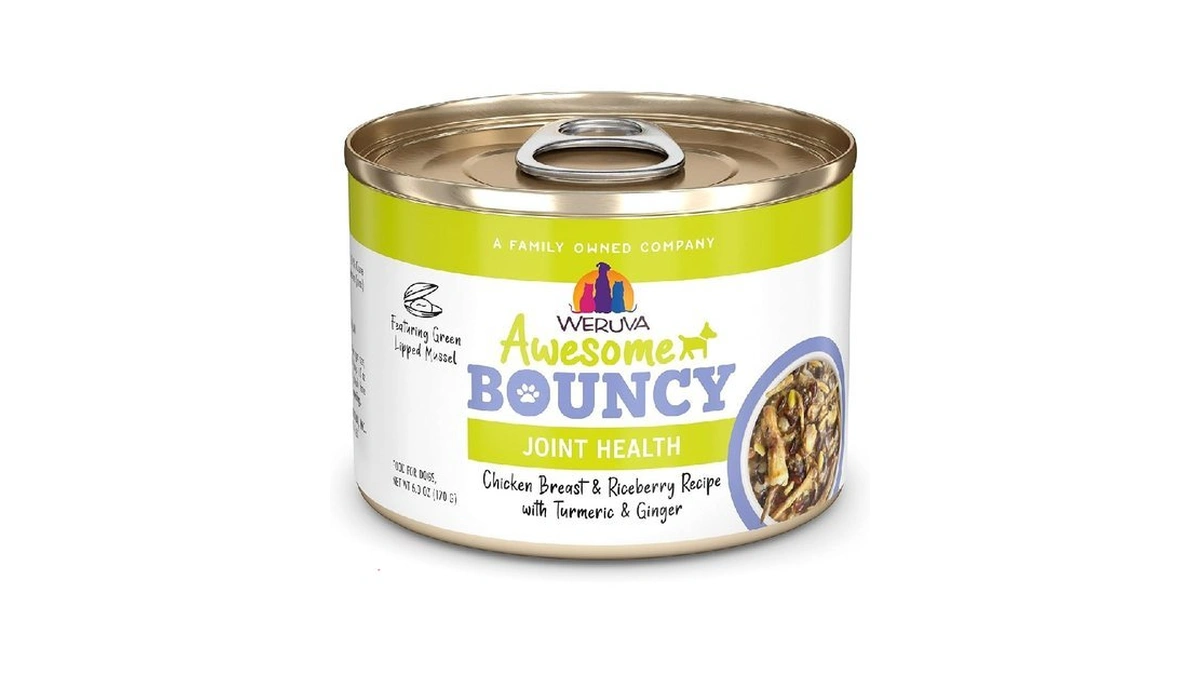 Weruva Awesome Bouncy Wet Dog Food, Chicken & Brown Rice,