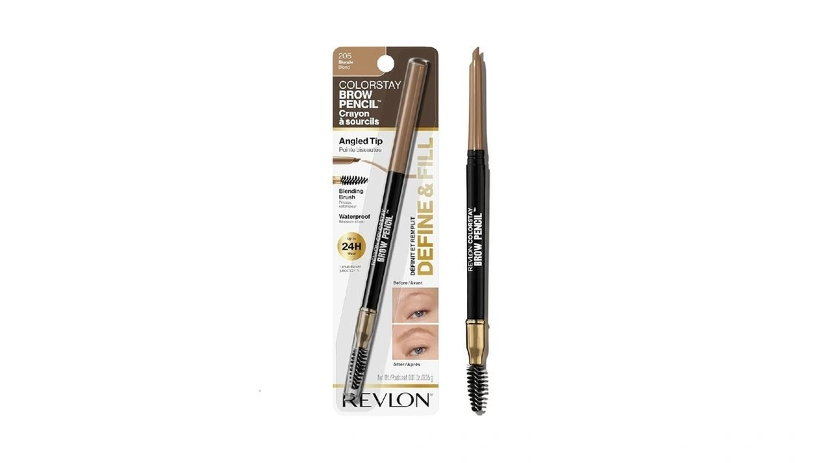 Revlon Colorstay Eyebrow Pencil With Spoolie Brush, Waterproof, Hair-like Strokes