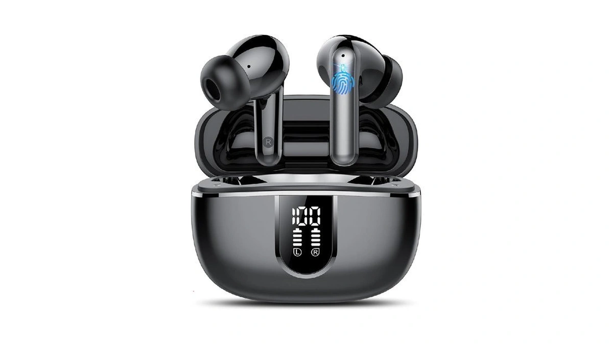 Timu Wireless Earbuds, Bluetooth Headphones 5.3, 50h Playtime Led Display