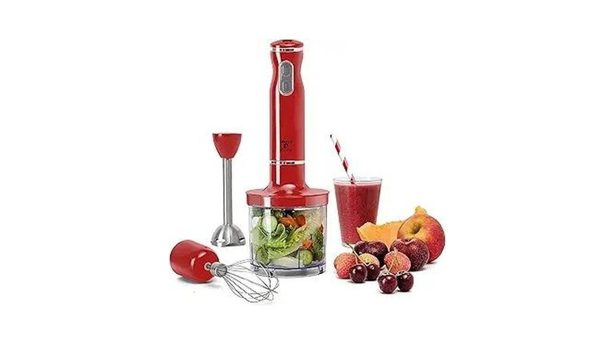 Moss & Stone Electric Hand Blender Set, 300w Immersion Hand