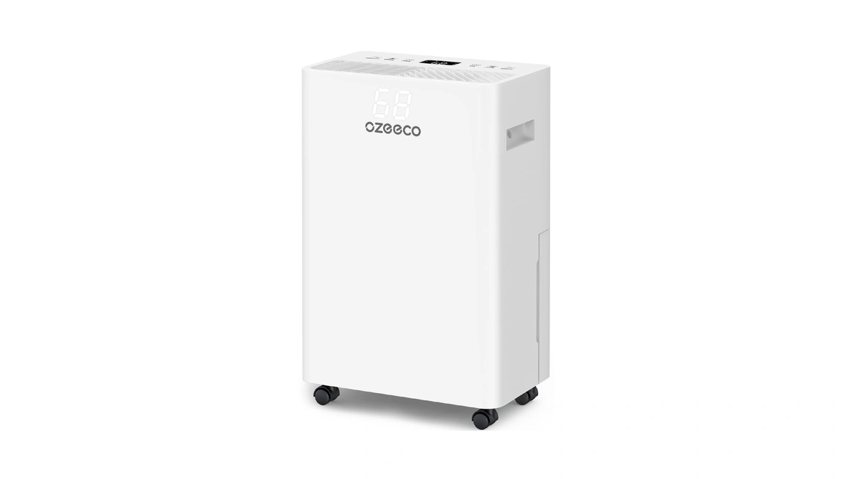 34 Pint Dehumidifier For Basement Up To 2500 Sq.ft, Ozeeco