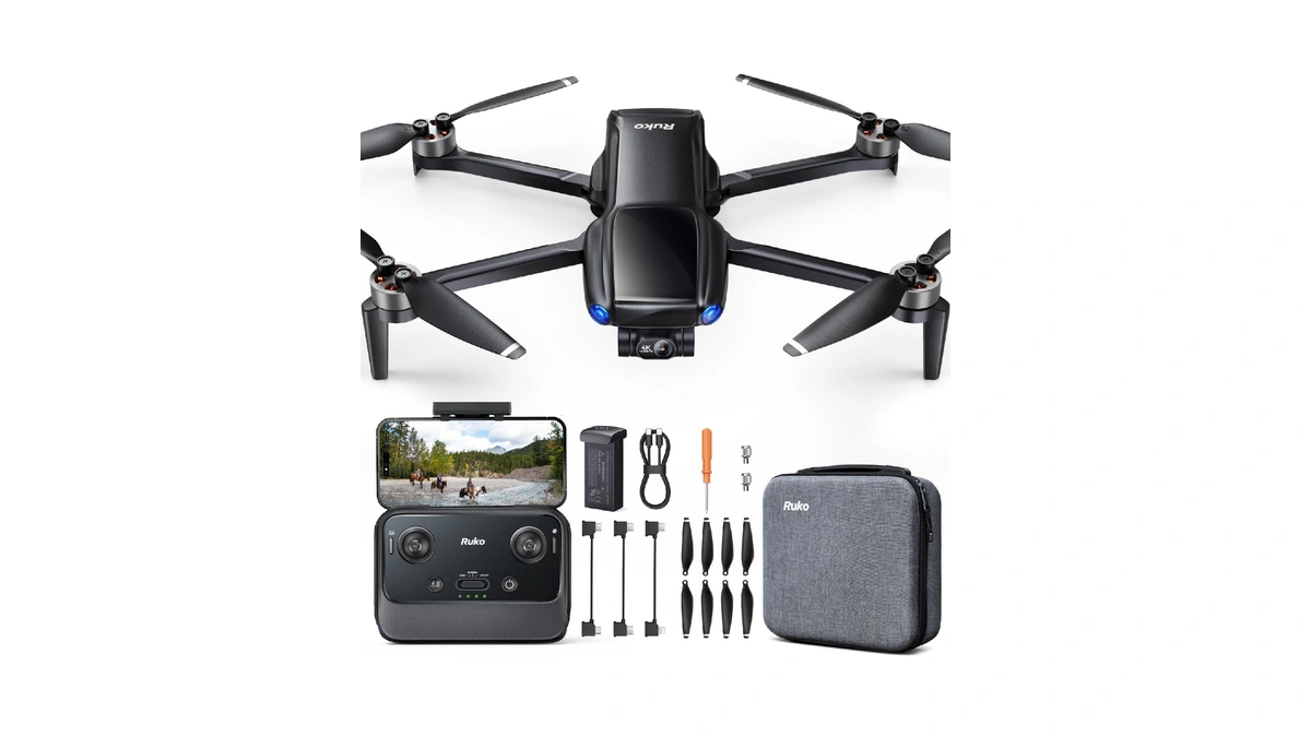 Ruko U11mini 4k, Under 249g Pocket Drone With Camera For