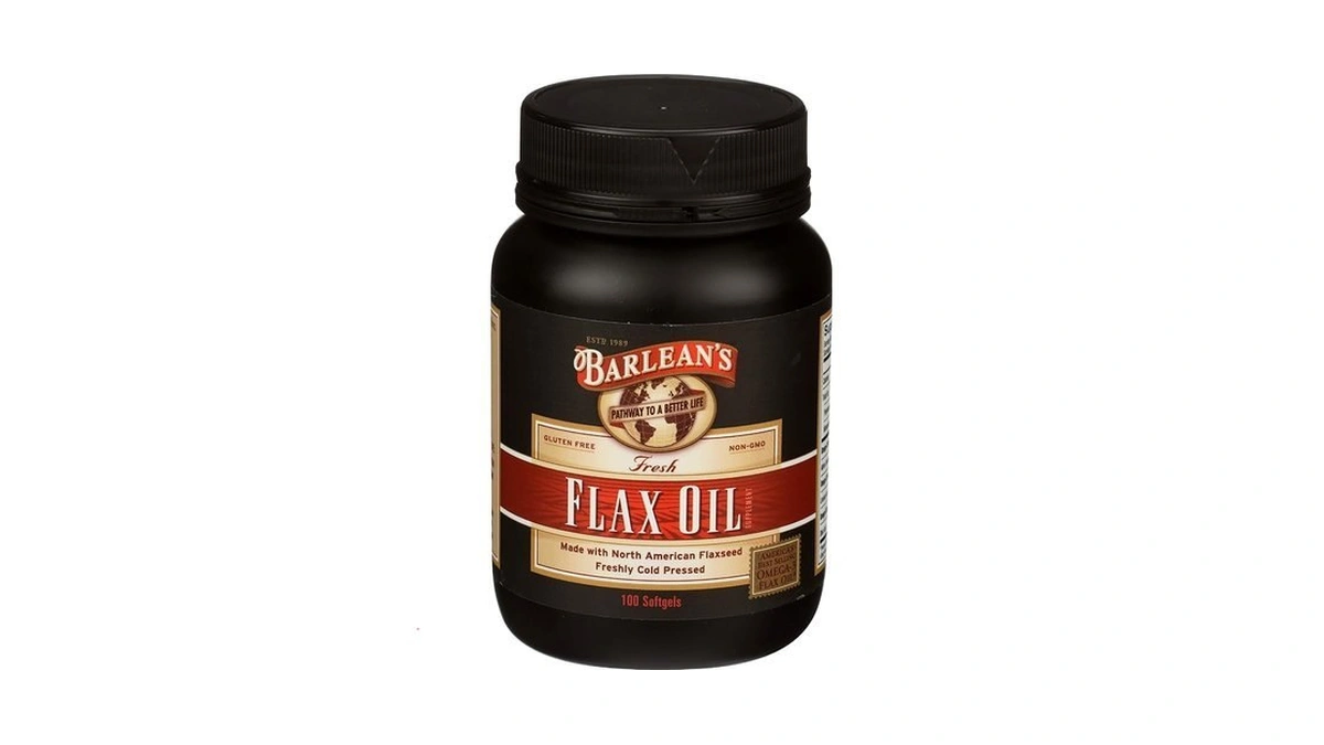 Barlean's Omega 3 6 9 Flaxseed Oil Supplements, Cold-pressed Flax