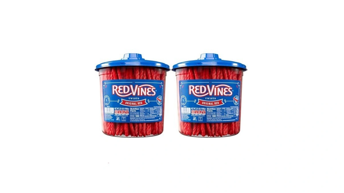 Red Vines Licorice Candy Original Red Flavor Soft Chewy Candy