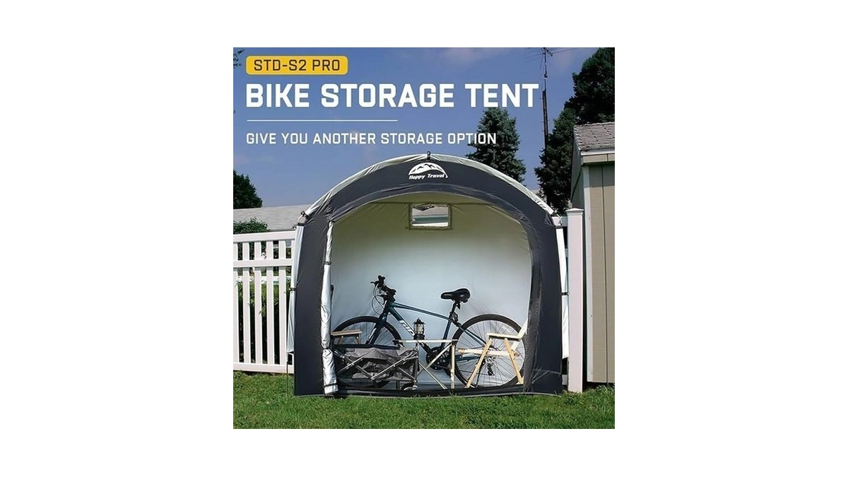 Happy Travel Bike Storage Shed Tent,outdoor Portable Bicycle Storage Sheds