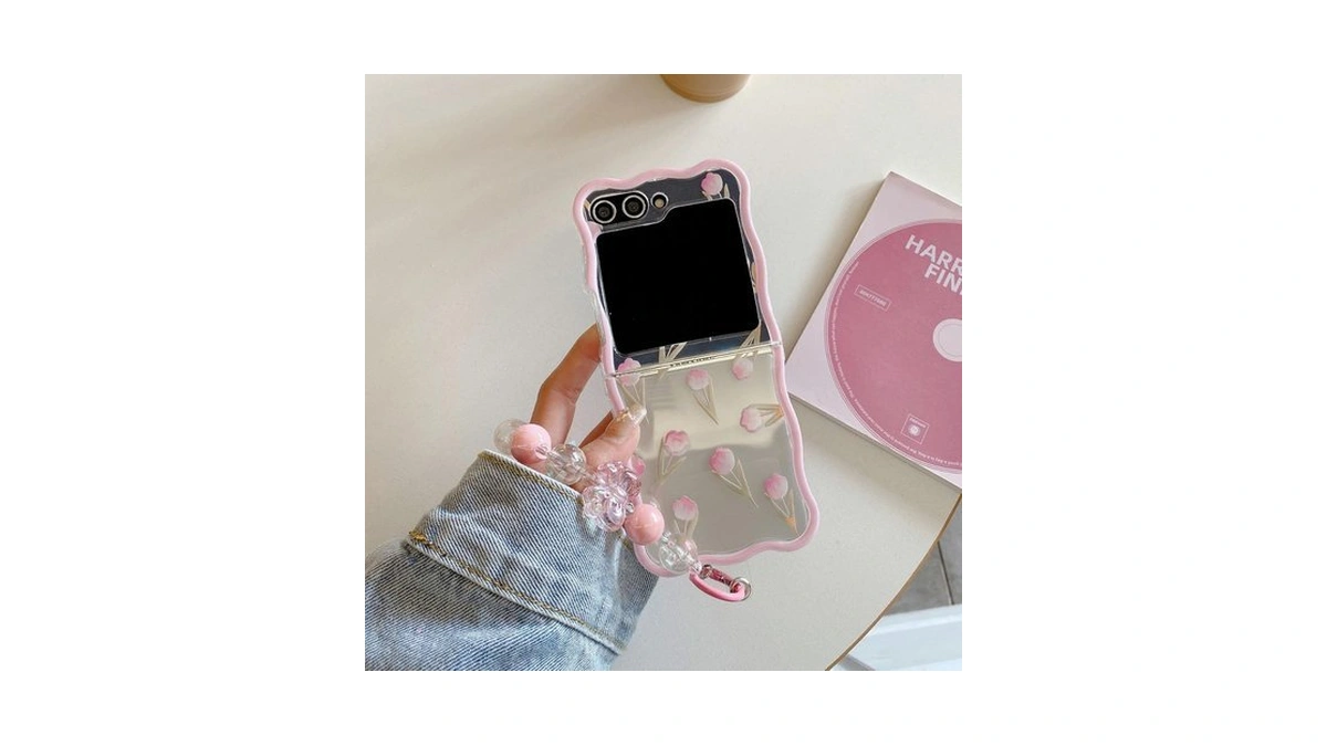Jlsdbmz For Samsung Galaxy Z Flip 5 Case Curly Wave