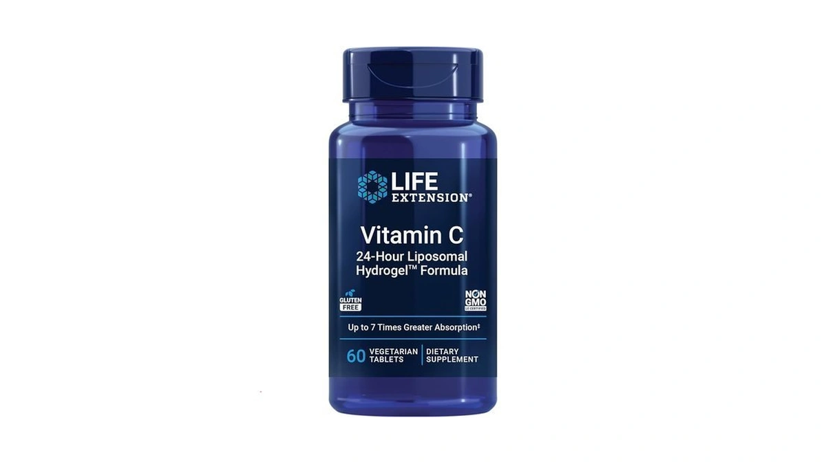 Life Extension Vitamin C 24-hour Liposomal Hydrogel™ Formula, Absorbs Better