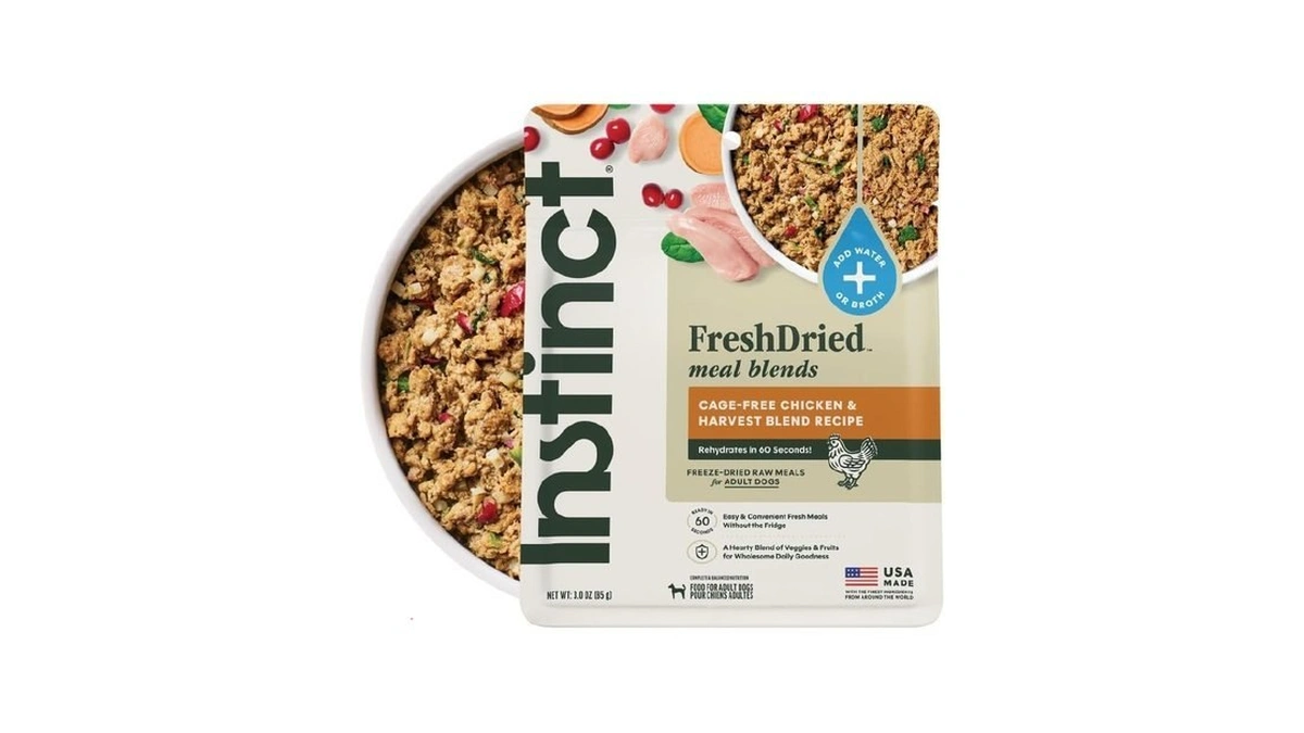 Instinct Freshdried Meal Blends, Freeze Dried Dog Food, Grain Free