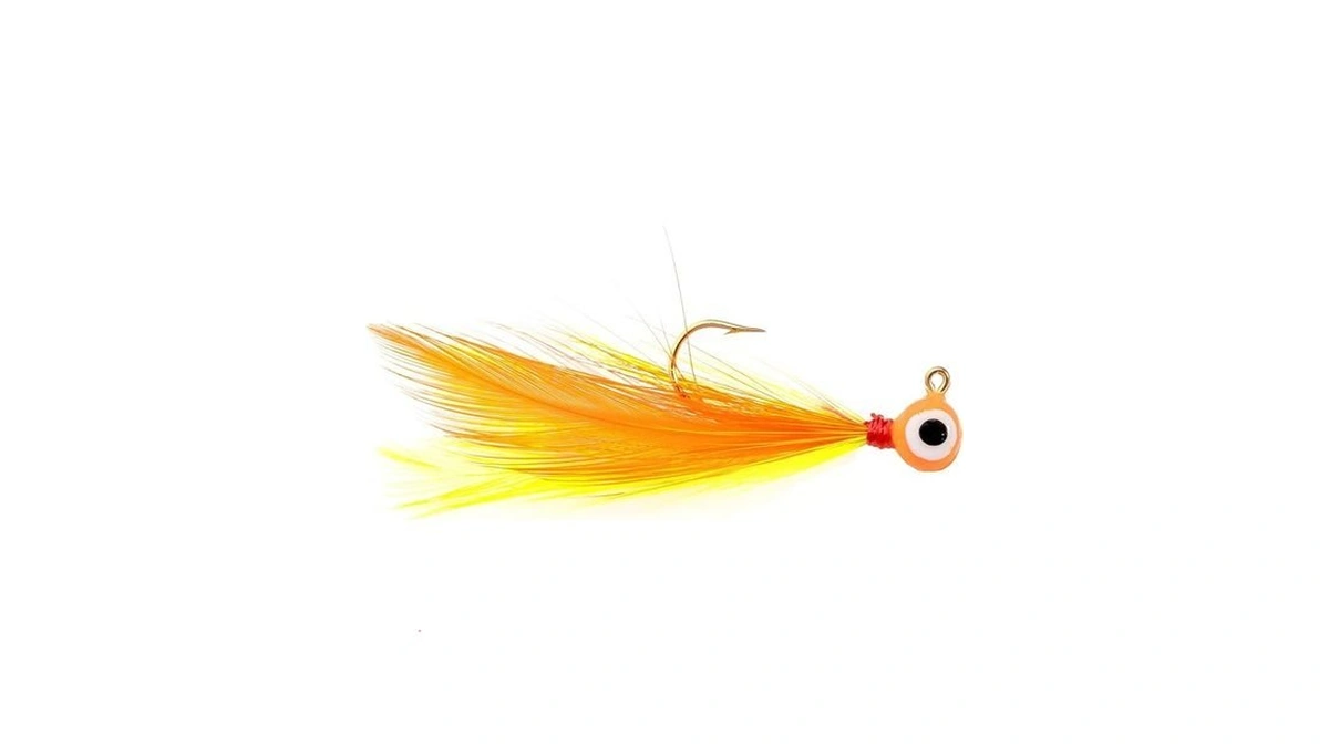 Strike King Mr. Crappie Shoo Shiner Fishing Lure, Hackle Feather