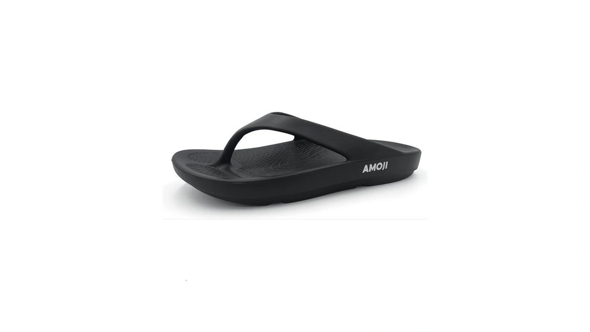 Amoji Women Flip Flops Eva Lightweight Non-slip Men Beach Thong