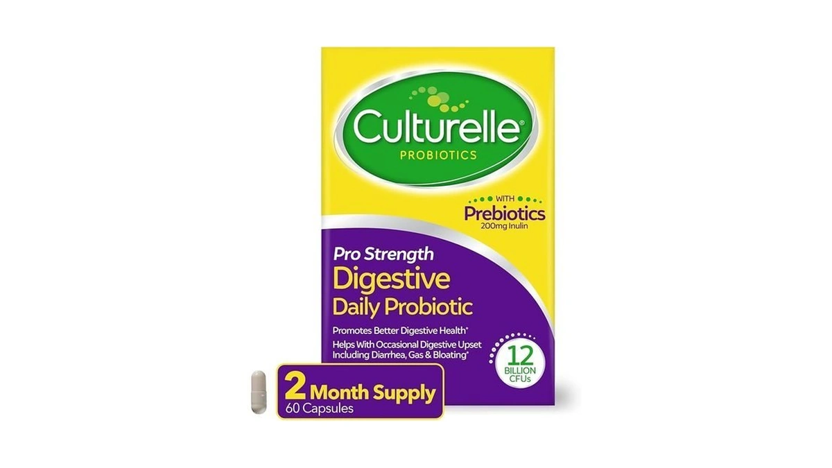 Culturelle Pro Strength Daily Probiotics For Digestive Health (2 Month