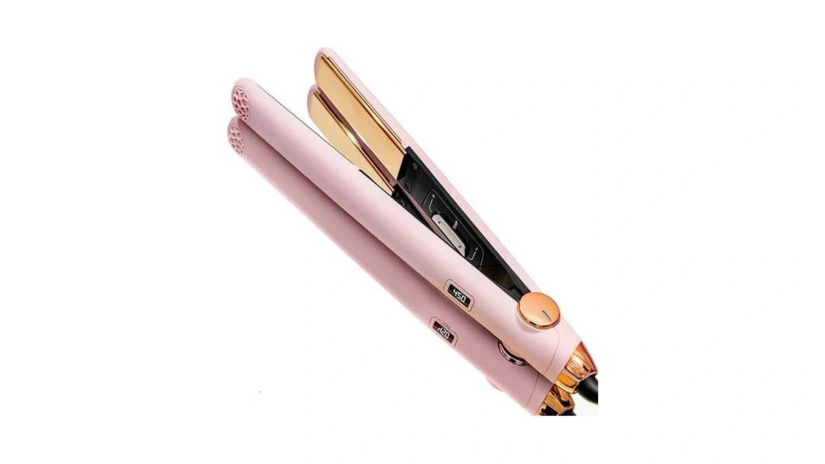 Tymo Flat Iron Hair Straightener And Curler 2 In 1