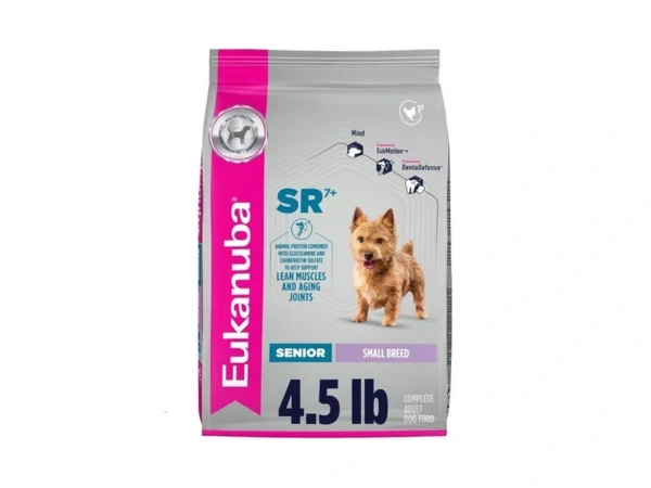 Eukanuba Senior Small Breed Dry Dog Food, 4.5 Lb Bag