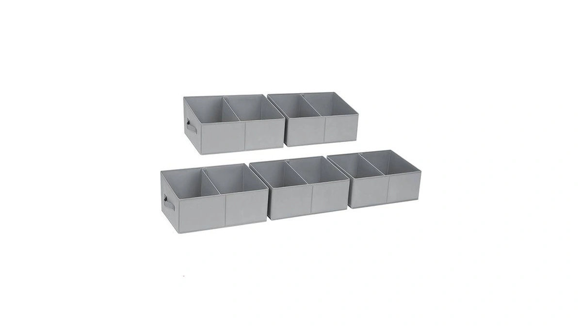 Dimj Closet Storage Bins, 5 Pack Storage Baskets For Shelves,