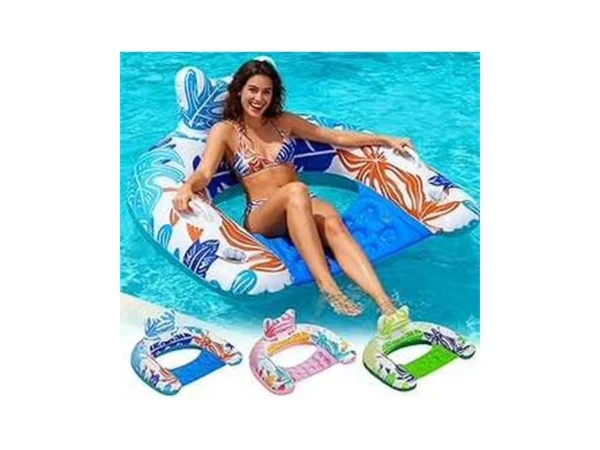 Bsiezc Pool Floats, 3pack Inflatable Pool Floats Adult & Kids,