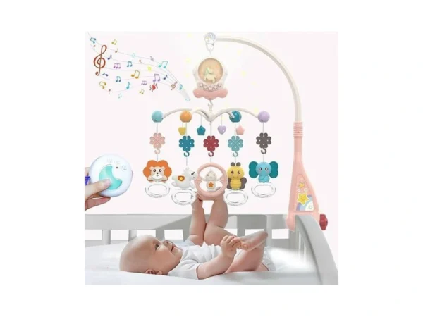 Baby Crib Mobile With Music And Lights - Mobile For