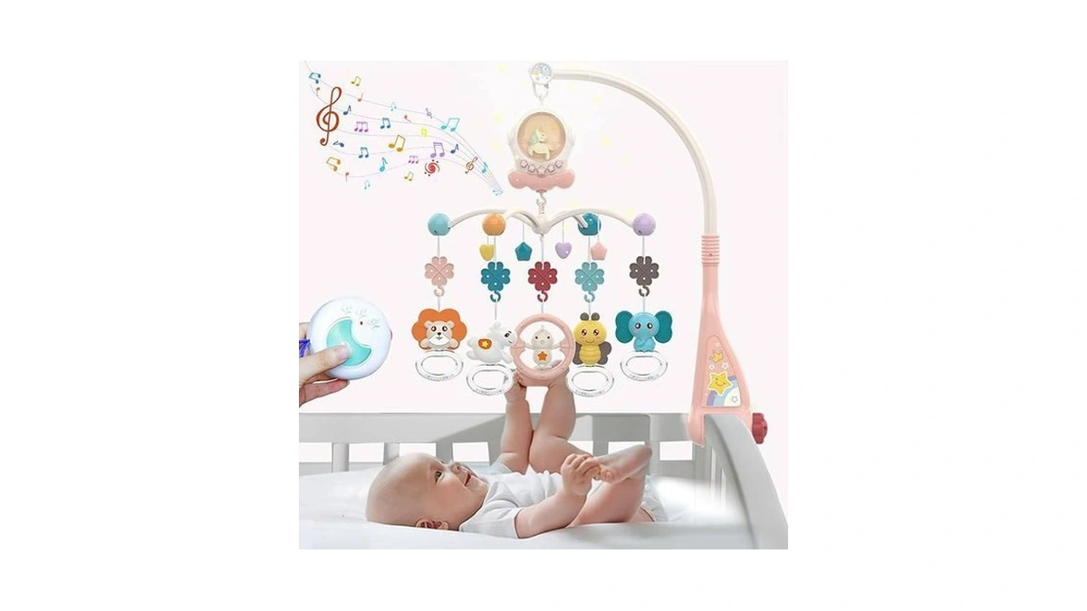Baby Crib Mobile With Music And Lights - Mobile For