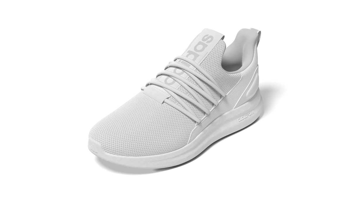 Adidas Men's Lite Racer Adapt 7.0, White/grey/grey, 14