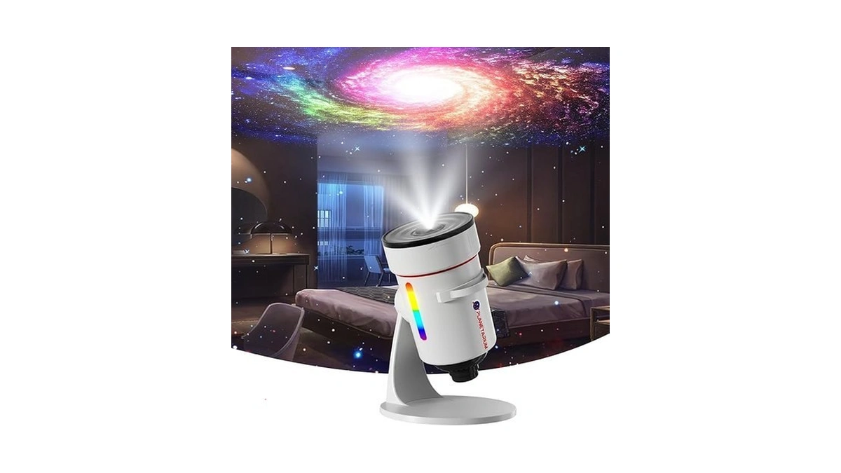 Star Projector,galaxy Projector Upgraded Clear Lens, 10 Realistic Planetarium Projector