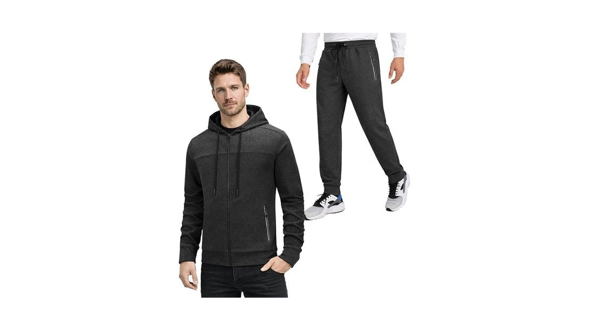 Ryly Rexperformance Mens Tracksuit 2 Piece Set Casual Sweatsuits Full