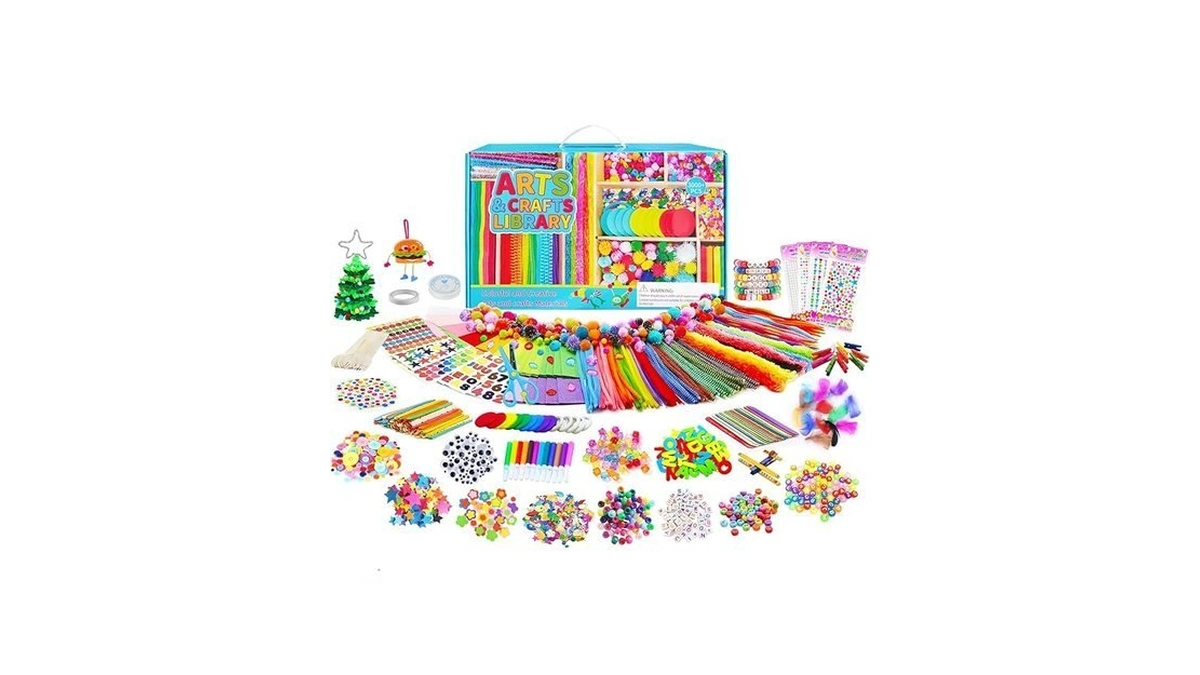 Itopstar Crafts For Kids -3000pcs+ Art Supplies Kids Art Supplies