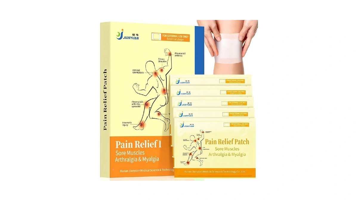 Far-infrared Knee Pain Patches – 12 Hours Relief Long-lasting Herbal