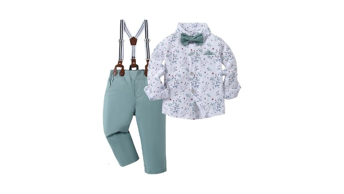 Caretoo Toddler Boy Wedding Guest Outfit Valentine 3t Christmas Boys