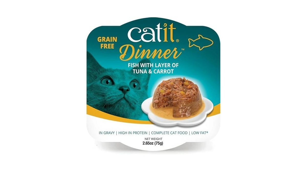 Catit Fish Dinner With Tuna & Carrot – Hydrating And